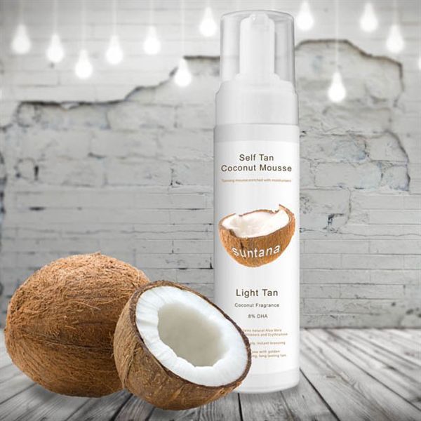 Spray Tan Coconut Mousse 200 ml Light Tan – | Fashiongirl