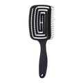 TBC Detangling Hair Brush – Wet & Dry Hollow Brush – Schwarz – Haarstyling-Werkzeug