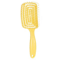 TBC Entwirrungs-Haarbürste – Wet & Dry Hollow Brush – Gelb – Haarstyling-Werkzeug | Fashiongirl