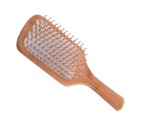 TBC Haarbürste Nature – Plattenbürste Buche & Ahornholz – Haarstyling-Werkzeug
