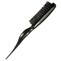 TBC Sleek Boar Hair Toupeeing Brush – Professionelles präzises Styling – Schwarz – Haarstyling-Werkzeug