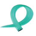 Türkis, 50 cm – Crazy Colour Clip On – | Fashiongirl