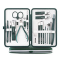 UNIQ 18-in-1-Maniküre-/Pflegeset für Nägel, Füße, Gesicht – Dunkelgrün – | Fashiongirl