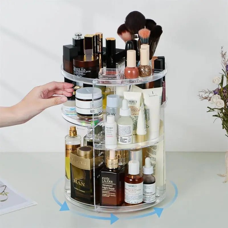 diy nagellack aufbewahrung Make-up Organizer für Nagellack & Kosmetik – 360° drehbar