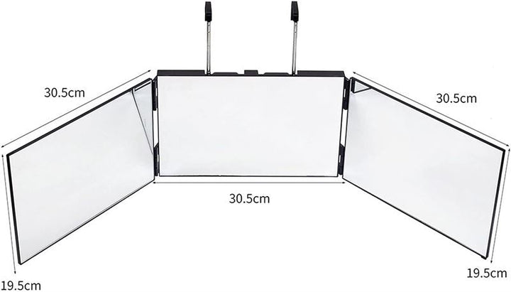 UNIQ 360 Faltbarer Make-up-Spiegel mit Aufhängung – 3-fach-Hängespiegel – | Fashiongirl