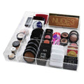 Die UNIQ Acryl-Organizer-Schale für Make-up/Schmuck verfügt über 12 Fächer und eignet sich perfekt für die übersichtliche Aufbewahrung von Lidschattenpaletten, Rouge, Puder und Kompaktpudern Ihrer Lieblingsmarken, damit Sie alles mühelos organisieren können.