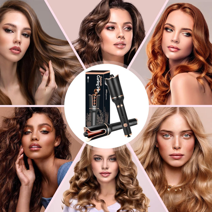UNIQ Automatic Curling Iron with Ceramic Coating & 2-Way Rotation - Uncategorized - Fashiongirl