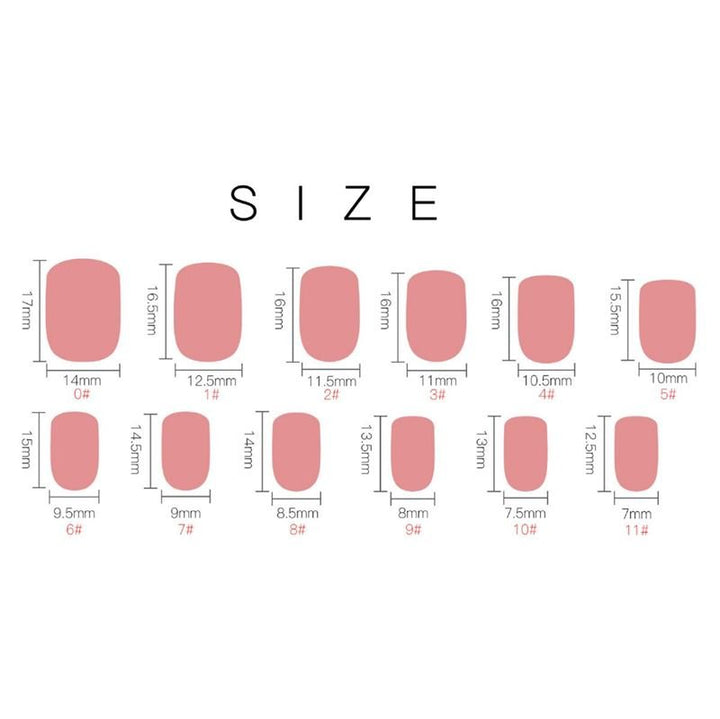 UNIQ Click On / Press On Maniküre-Nägel – Skyline – 24 Stück – | Fashiongirl