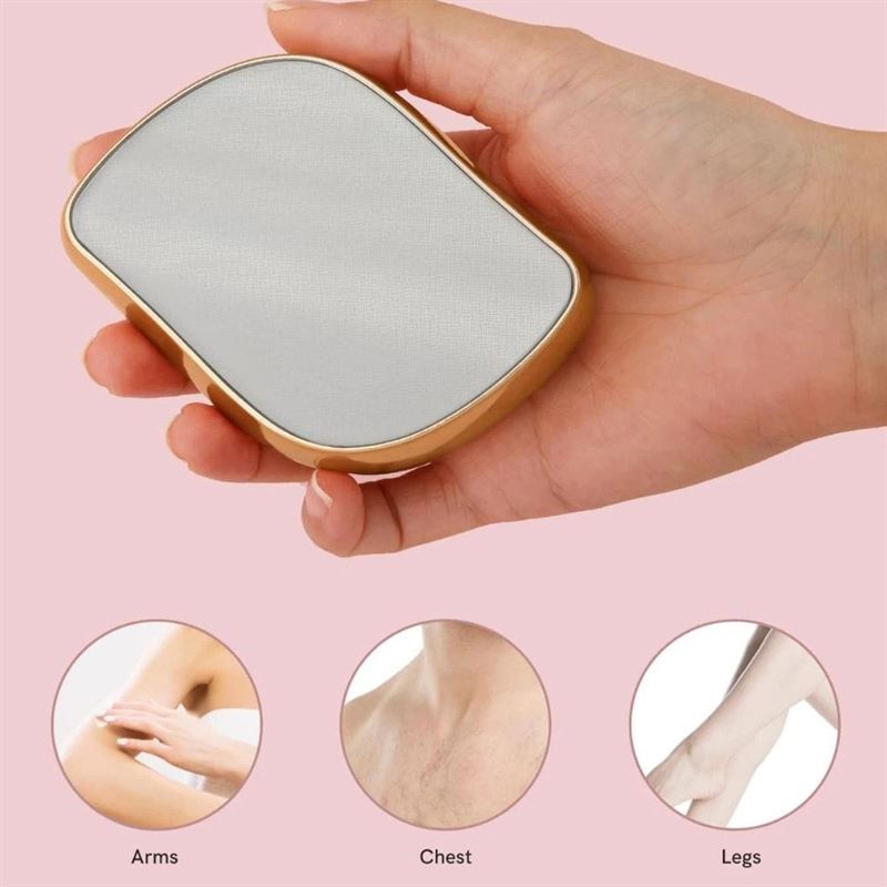 UNIQ Crystal Hair Eraser – Epiliergerät mit Kristall für schmerzfreie Haarentfernung – Gold – | Fashiongirl