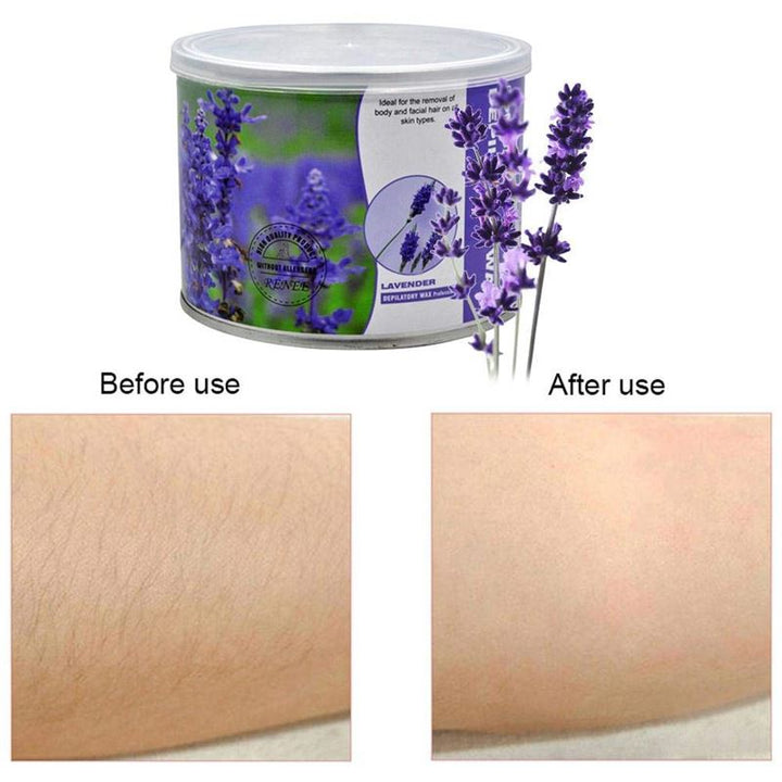 UNIQ Enthaarungswachs zur Haarentfernung, Lavendel – 400 g Dose – | Fashiongirl