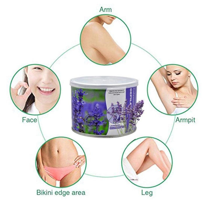 UNIQ Enthaarungswachs zur Haarentfernung, Lavendel – 400 g Dose – | Fashiongirl