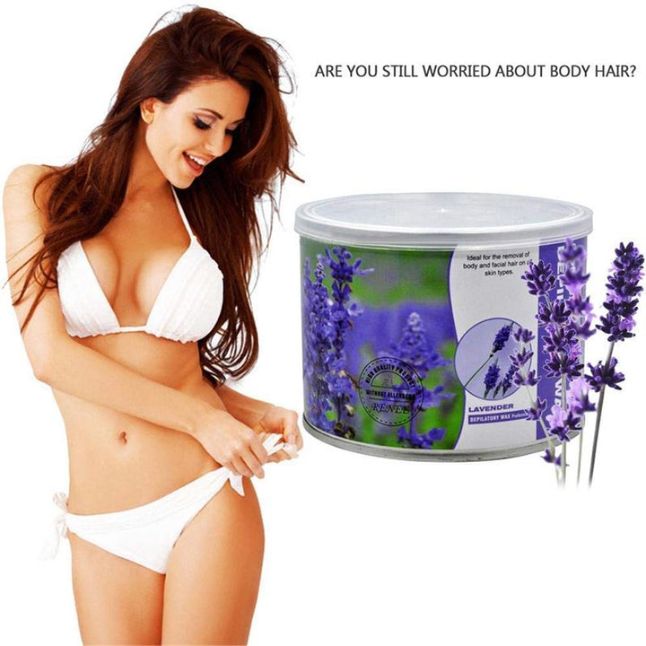 UNIQ Enthaarungswachs zur Haarentfernung, Lavendel – 400 g Dose – | Fashiongirl