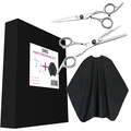 UNIQ Friseurscheren-Set für Haarschnitte zu Hause inkl. Friseurkappe – Haarstyling-Werkzeug | Fashiongirl