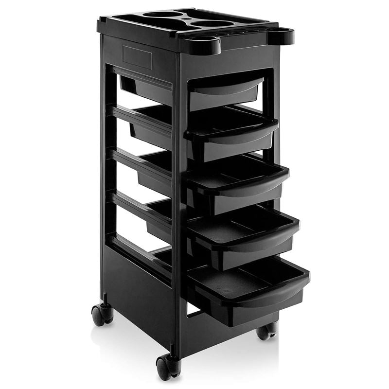 UNIQ Friseurwagen / Rolltisch – Schwarz – | Fashiongirl