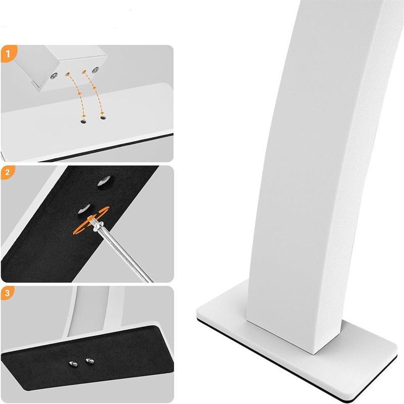 UNIQ LED-Tischlampe Half Moon Arch für Maniküre/Wimpernverlängerung – Weiß – | Fashiongirl