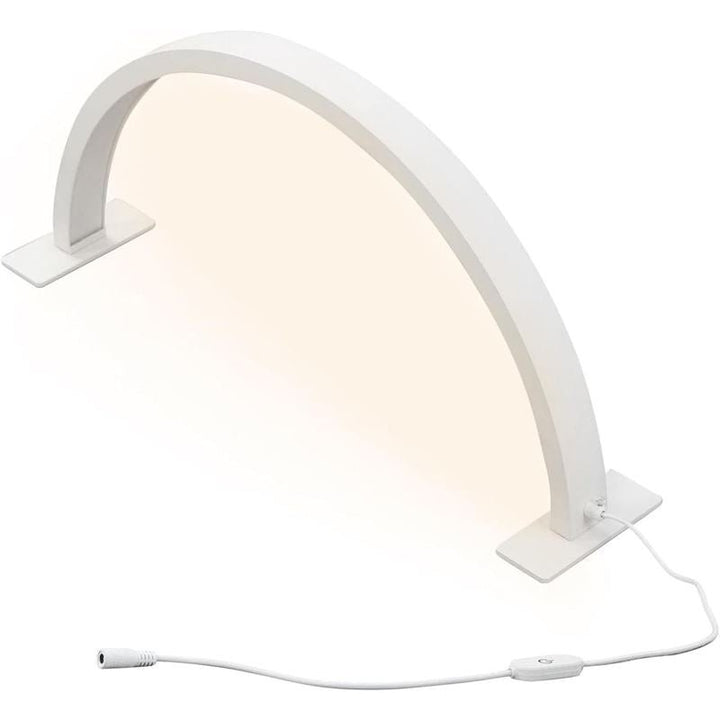 UNIQ LED-Tischlampe Half Moon Arch für Maniküre/Wimpernverlängerung – Weiß – | Fashiongirl