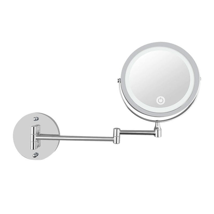 UNIQ LED wall - mounted LED cosmetic mirror with articulated arm 5x magnification - | Fashiongirl