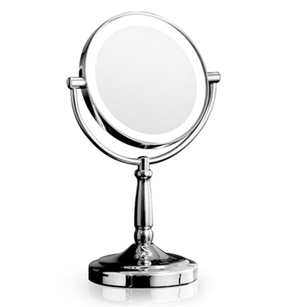 UNIQ Makeup Mirror with Light and 5x Magnification, Medium - | Fashiongirl