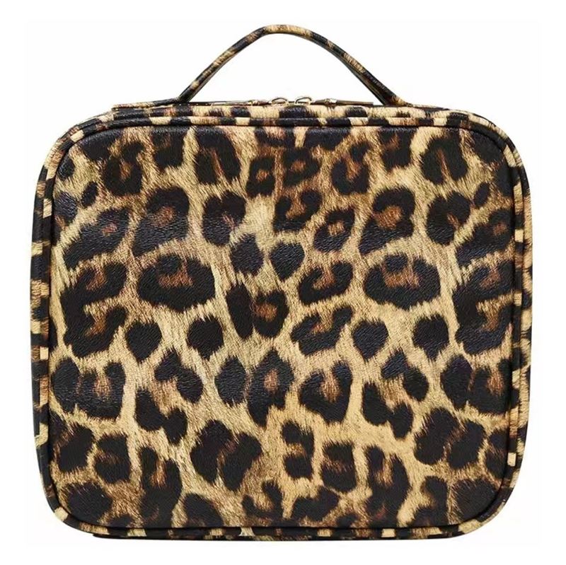 UNIQ Make-up-Reisetasche – Kulturbeutel/Kosmetiktasche für Ihr gesamtes Make-up – Leopard – | Fashiongirl