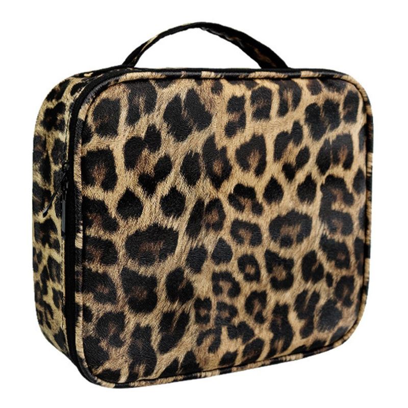 UNIQ Make-up-Reisetasche – Kulturbeutel/Kosmetiktasche für Ihr gesamtes Make-up – Leopard – | Fashiongirl