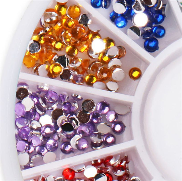 UNIQ Nail Art Gemstone Wheel – Bunte Strasssteine – | Fashiongirl