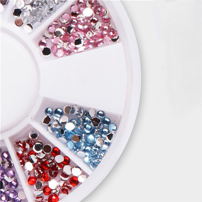 UNIQ Nail Art Gemstone Wheel – Bunte Strasssteine – | Fashiongirl