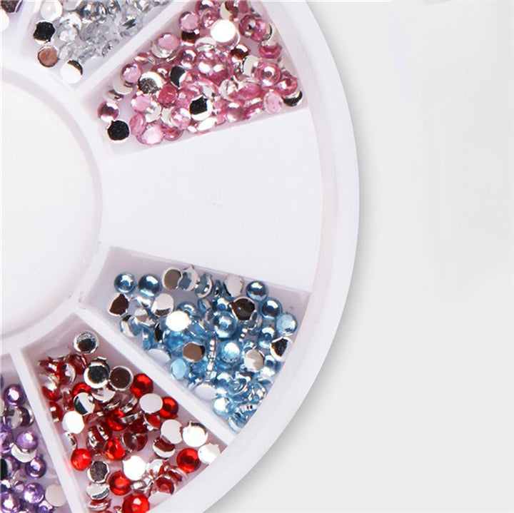 UNIQ Nail Art Gemstone Wheel – Bunte Strasssteine – | Fashiongirl