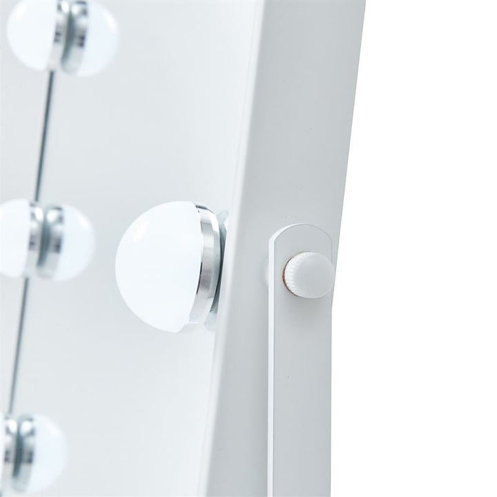 UNIQ New York Mega - Makeup mirror 12 bulbs - White - | Fashiongirl