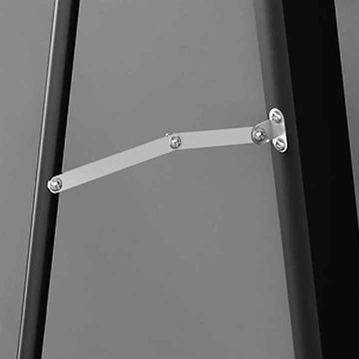 UNIQ Replica Aluminium/Glas Wand-/Boden-Spiegel, 80 x 180 cm – Schwarz – | Fashiongirl