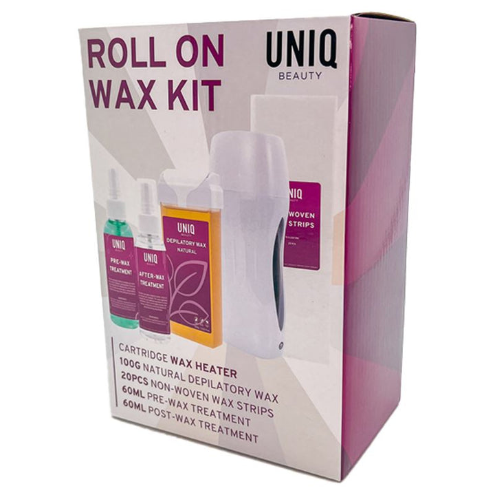UNIQ Roll On Wax Kit – Professionelle Haarentfernung mit Wachs für zu Hause – | Fashiongirl