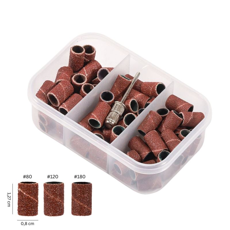 UNIQ Schleifbänder – Körnung 80, 120, 180 (75 Stück) – | Fashiongirl