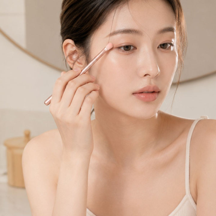 UNIQ Technique PRO Rose Lens Eyeshadow Brush Set with Storage Box (5 Pcs) - Brush sets - UNIQ