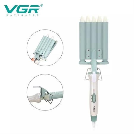 VGR Pro Hair Waver Lockenstab mit 5 Aufsätzen – V – 597 – | Fashiongirl