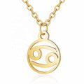 Sternzeichen-Halskette: Krebs – Sternzeichen, Gold – | Fashiongirl