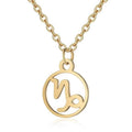 Sternzeichen-Halskette: Steinbock – Sternzeichen, Gold – | Fashiongirl